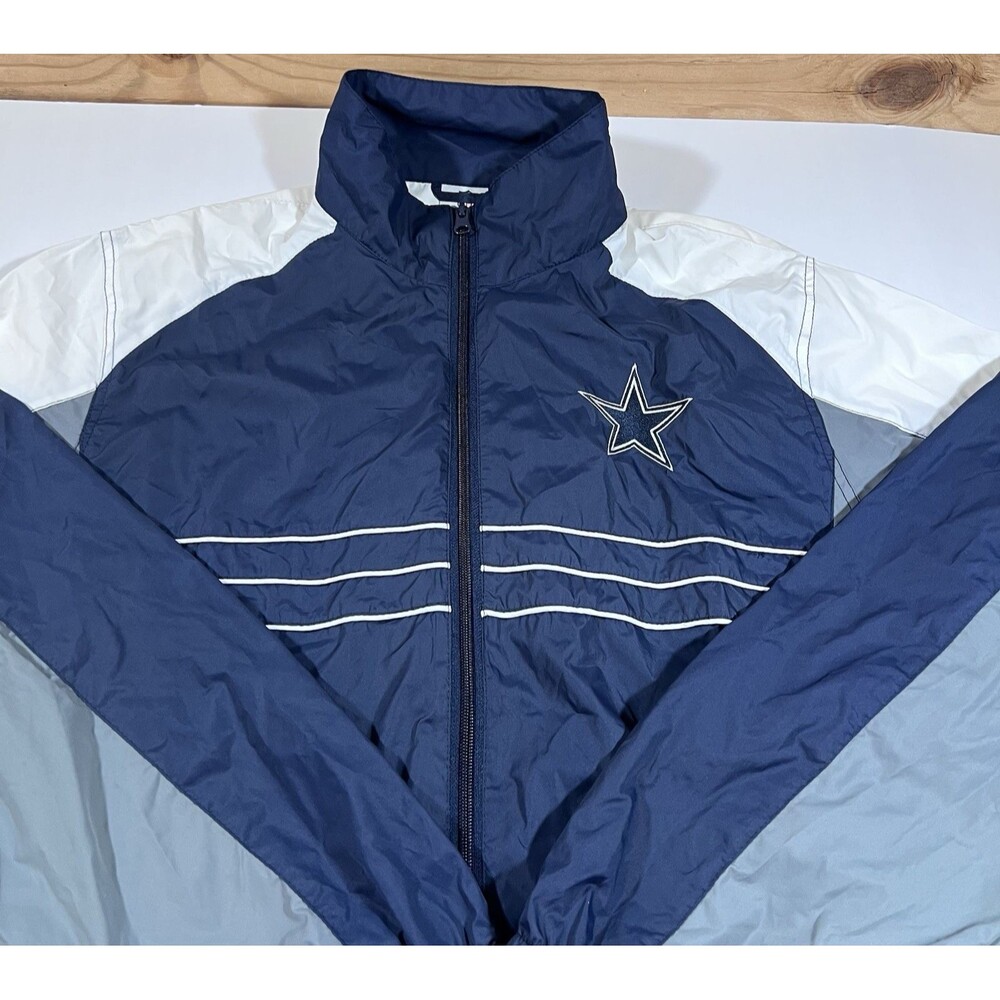 Vintage Dallas Cowboys Sports Illustrated NFL Team Apparel Windbreaker Large - Picture 3 of 10